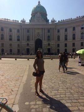 September 2016 - In front of Hofburg Palace in Vienna