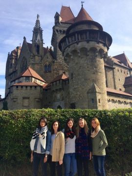 September 2016 - In front of Burg Kreuzenstein, Austria