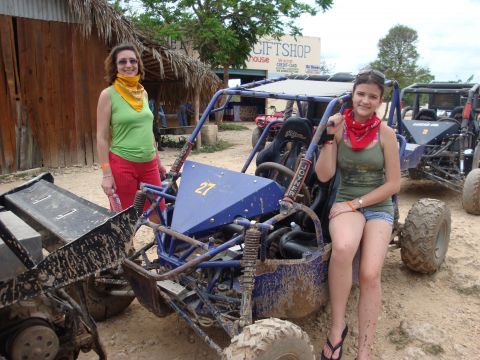 April 2012 - Driving buggies in the Dominican Republic