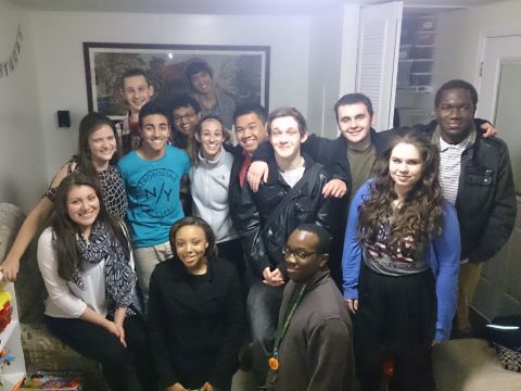 January 2014 - Celebrating birthdays with friends from across the world