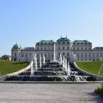 The large fountain closest to Upper Belvedere.