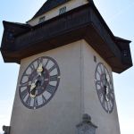 The wooden galleries of this iconic clock tower were added after 1560.