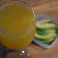 Made freshly squeezed orange juice in the morning and loved the color combination with the avocado and the table.
<p>(Photo taken with DSLR camera)</p>