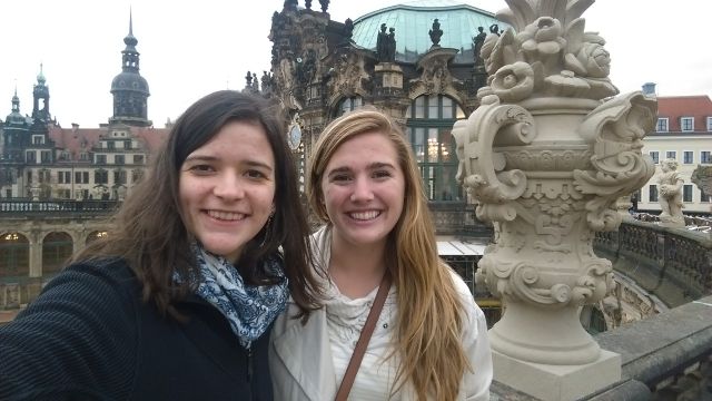 October 2016 - Atop the Zwinger in Dresden, Germany