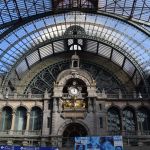 As you come up the escalators from the platforms down below, this ornate clock wall welcomes you.