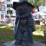 A cute little gnome in the park Frans Halsplein