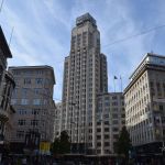 The Farmer's tower was the first skyscraper to be built in Europe in 1932. It is now occupied by a bank.