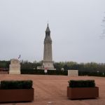 The Tower sits right in front of the Basilica and houses the eternal flame of remembrance.
